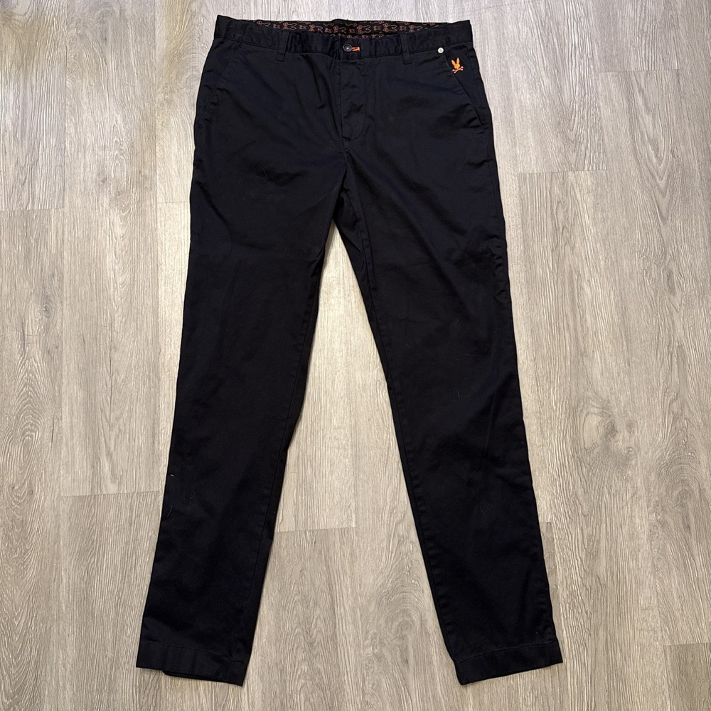 Psycho Bunny Slack Pants Black Size 32